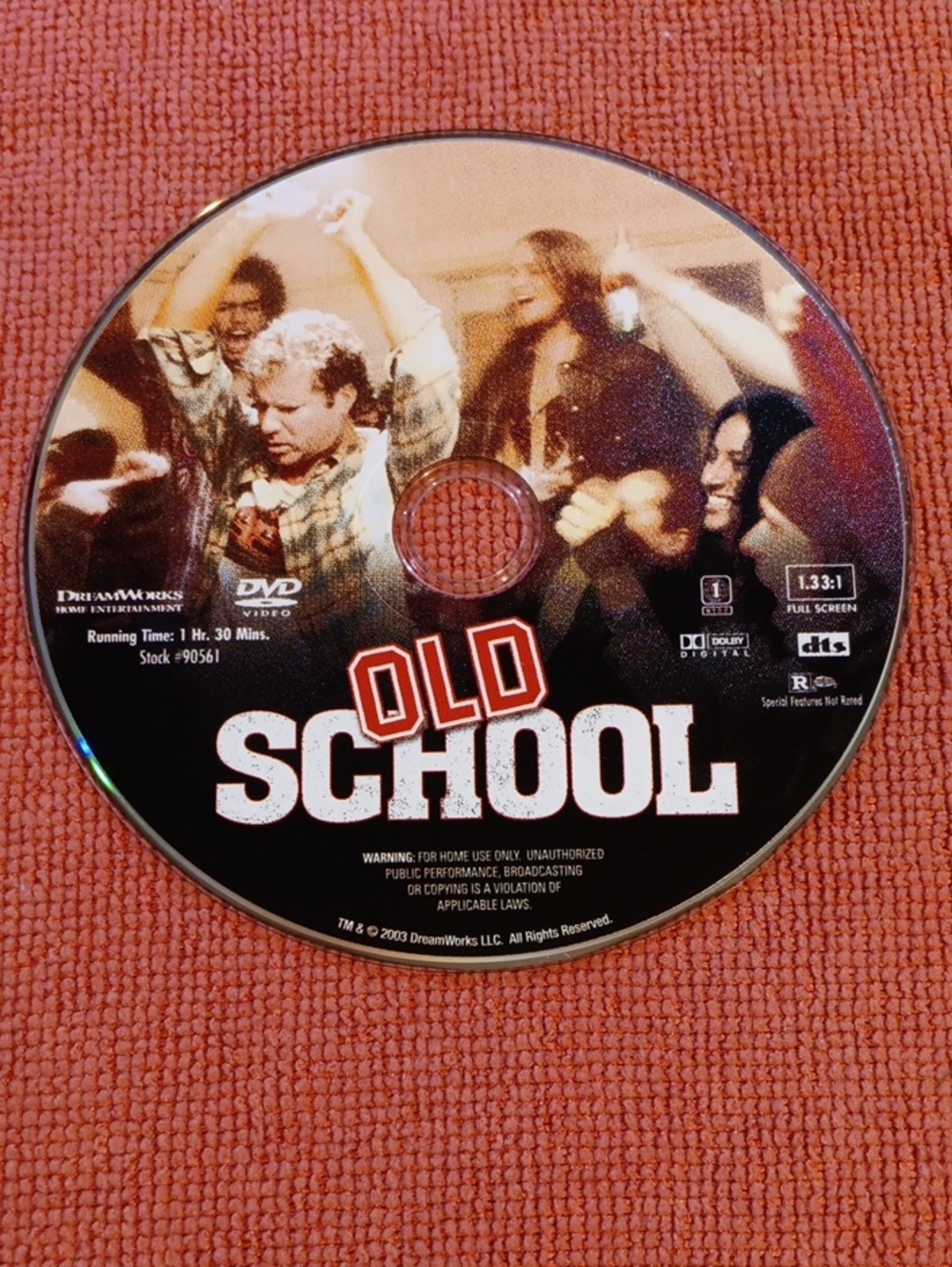 3/$12 Old School DVD *NO CASE*